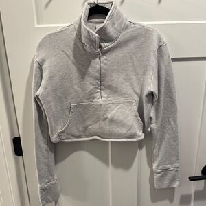 Joah Brown Heather Gray High-Neck Hoodie